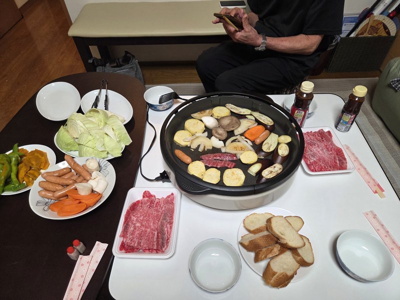 Yakiniku com carne de Kobe