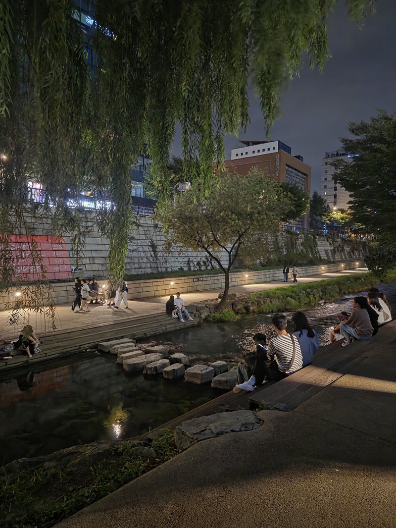 Ponte Gwangtonggyo à noite