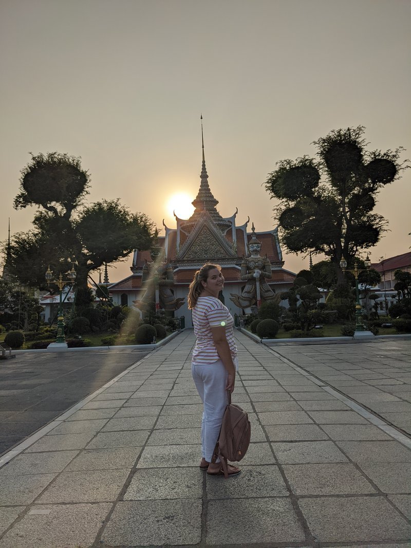 Lízia no Wat Arun