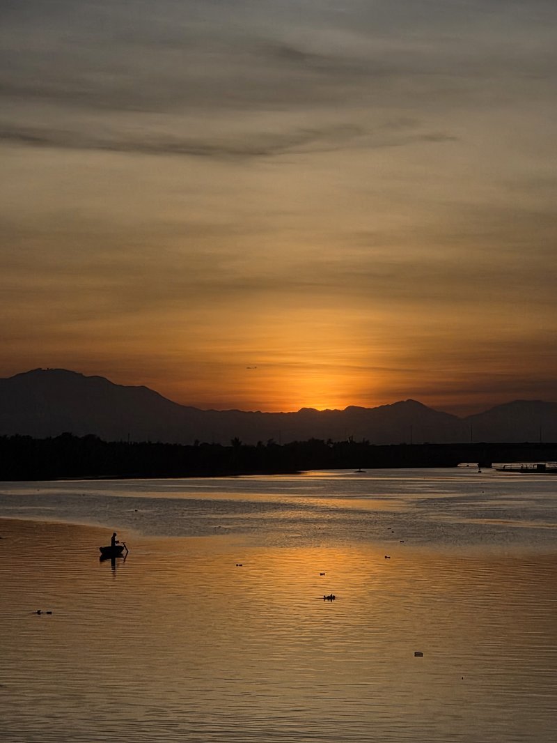 Pôr do sol em Hội An